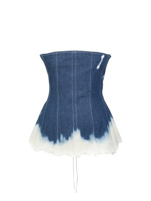 Top corset denim