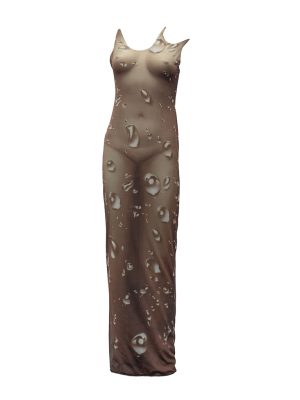 Droplets skintone gown